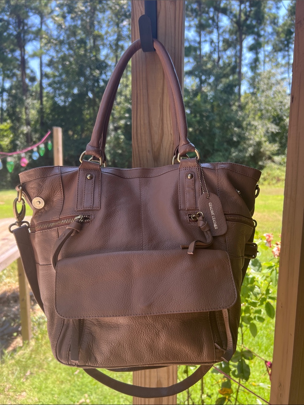 Marco avane Genuine Leather Brown  satchel bag - Classic Women's Handbag